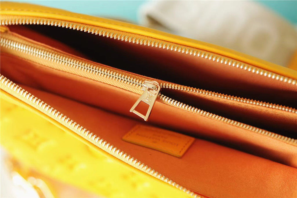 Louis Vuitton Coussin MM Monogram Yellow For Women, Women’s Handbags, Shoulder And Crossbody Bags 13.4in/34cm Louis Vuitton 