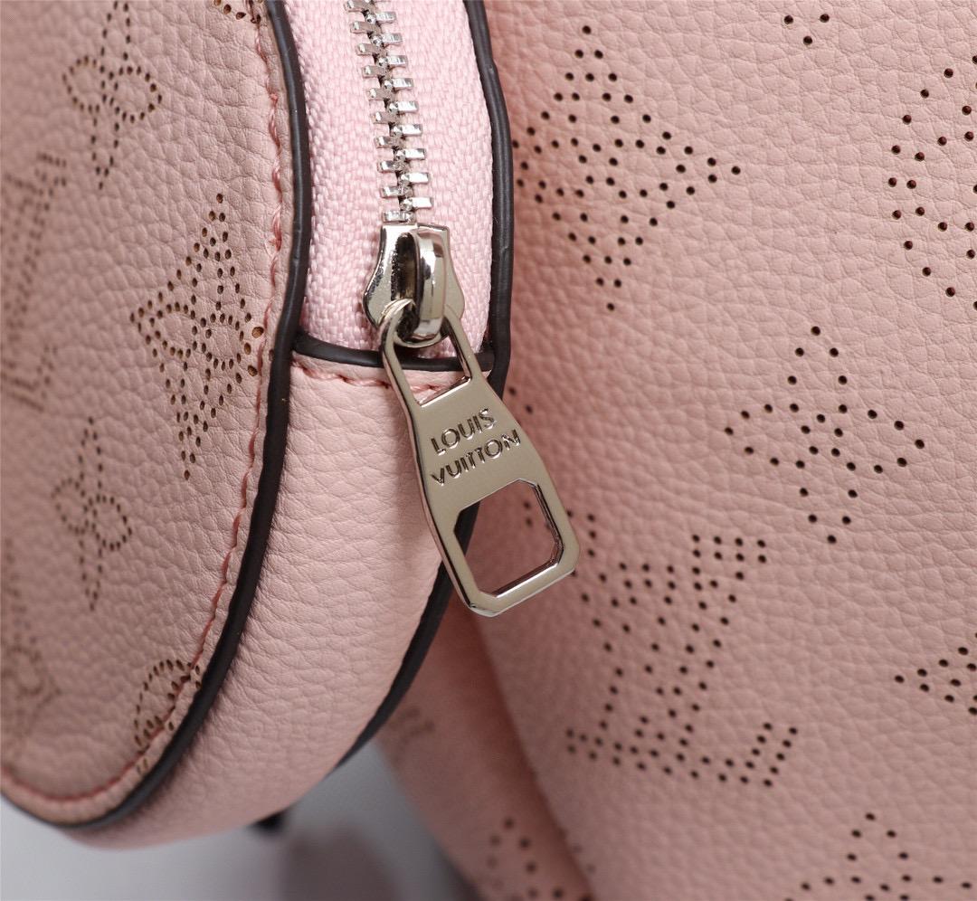 Louis Vuitton Bella Bucket Bag Mahina Magnolia Pink For Women, WomenÃƒÂ¢Ã¢â€šÂ¬Ã¢â€žÂ¢s Handbags, Shoulder And Crossbody Bags 7.5in/22cm Louis Vuitton M57068
