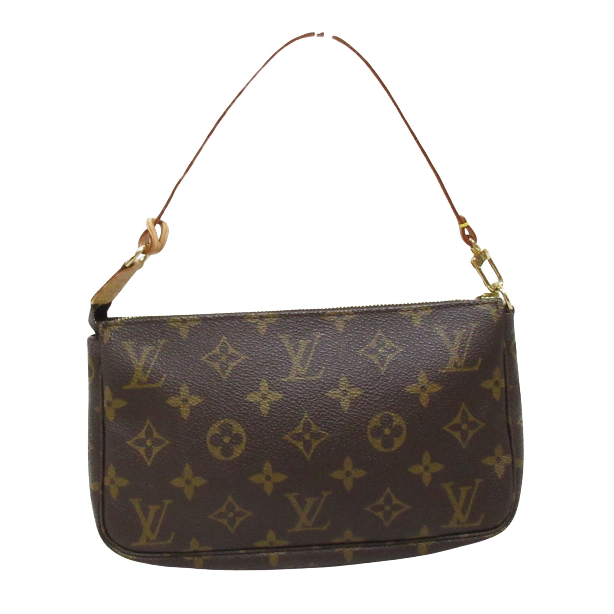 Louis Vuitton Pochette Accessoire  Canvas Clutch Bag
