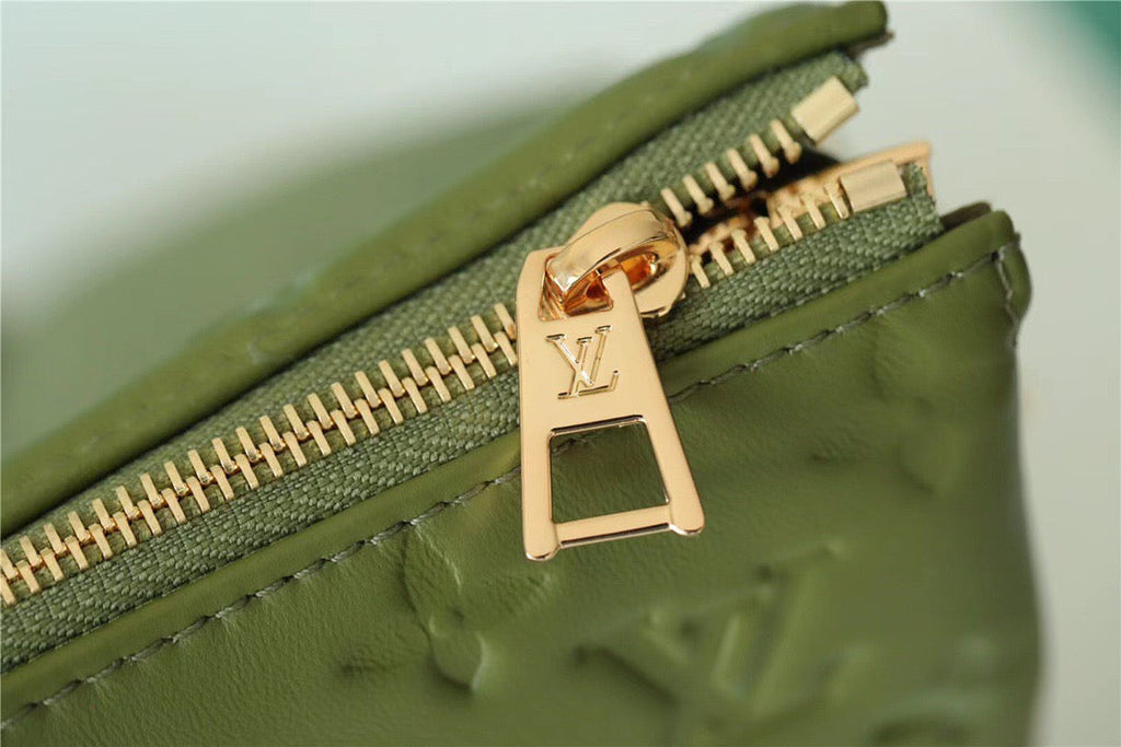 Louis Vuitton Coussin MM Monogram Khaki For Women, Women’s Handbags, Shoulder And Crossbody Bags 13.4in/34cm Louis Vuitton M20568