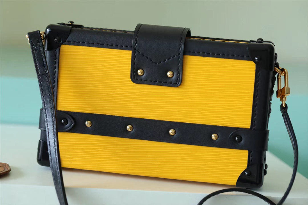 Louis Vuitton Petite Malle Epi Yellow For Women,  Shoulder And Crossbody Bags 7.9in/20cm Louis Vuitton 