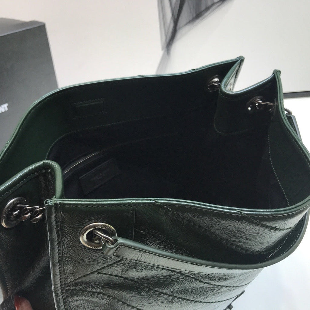YSSL Niki Medium Shopping Bag Green For Women 12in/32cm YSL