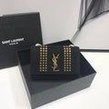 Top Quality Kate Small Chain Bag In Grain De Poudre Black For Women 7.8in/20cm YSL
