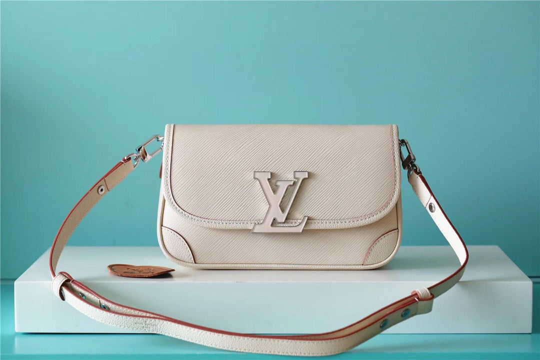 Louis Vuitton Buci Epi Quartz White For Women,  Shoulder And Crossbody Bags 24.5cm/9.6in Louis Vuitton M59457