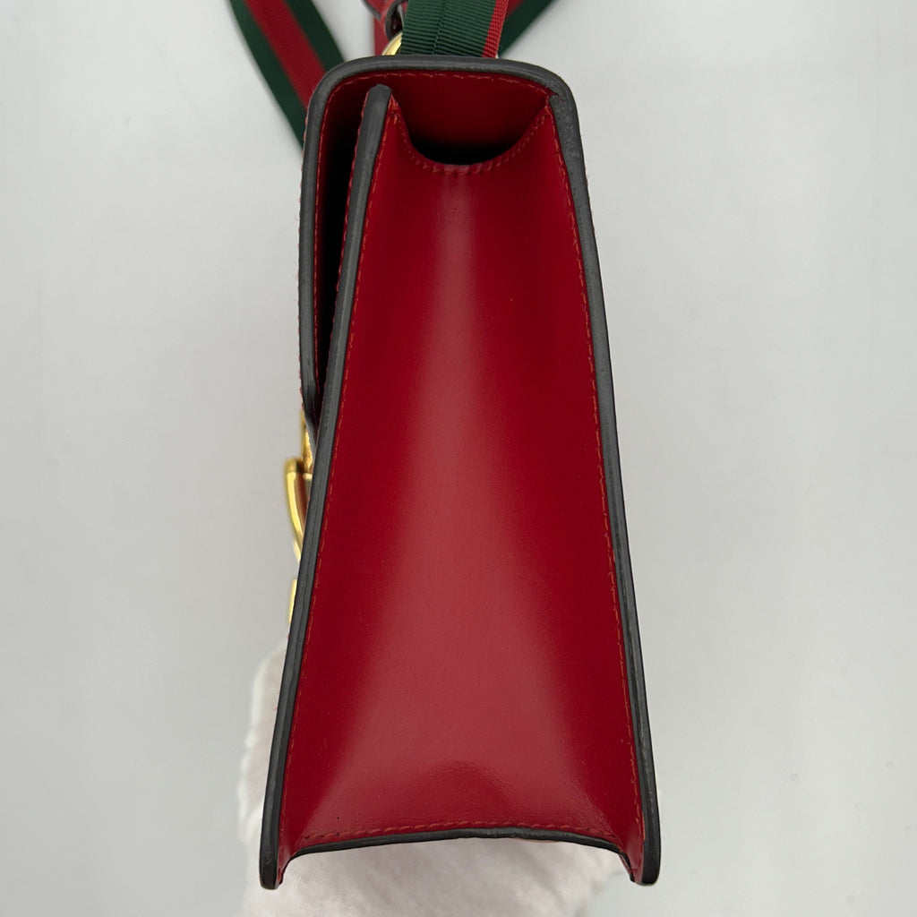 GUCCI Calfskin Small SyLouis Vuittonie Shoulder Bag gu9956tu
