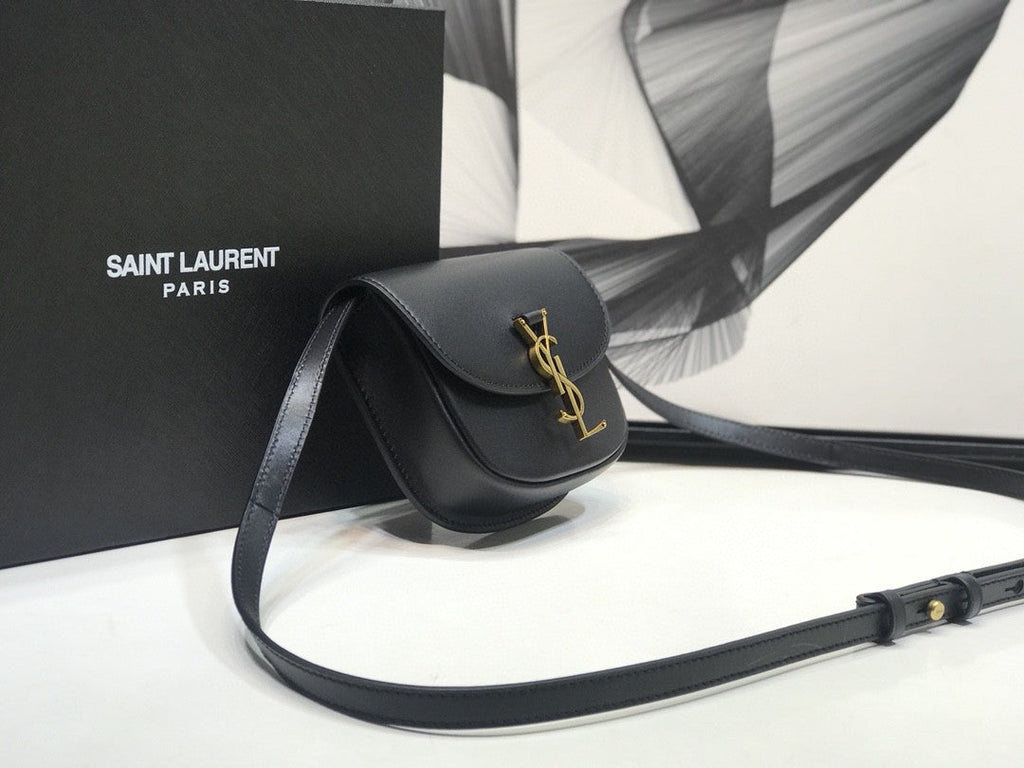 YSSL Kaia Small Satchel Black For Women 7in/18.5cm YSL 619740BWR0W1000
