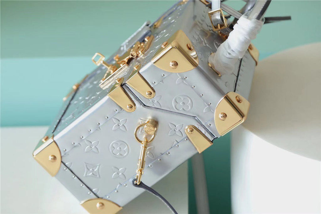 Louis Vuitton The Camera Box Monogram Empreinte By Nicolas Ghesquiere Light Blue For Women,  Shoulder And Crossbody Bags 9.3in/16cm Louis Vuitton
