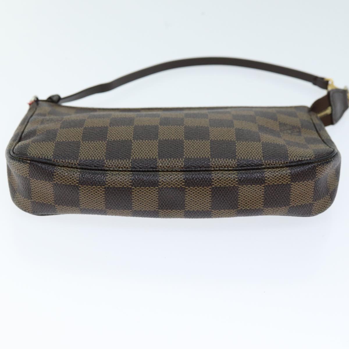 Louis Vuitton Pochette Accessoire  Canvas Clutch Bag