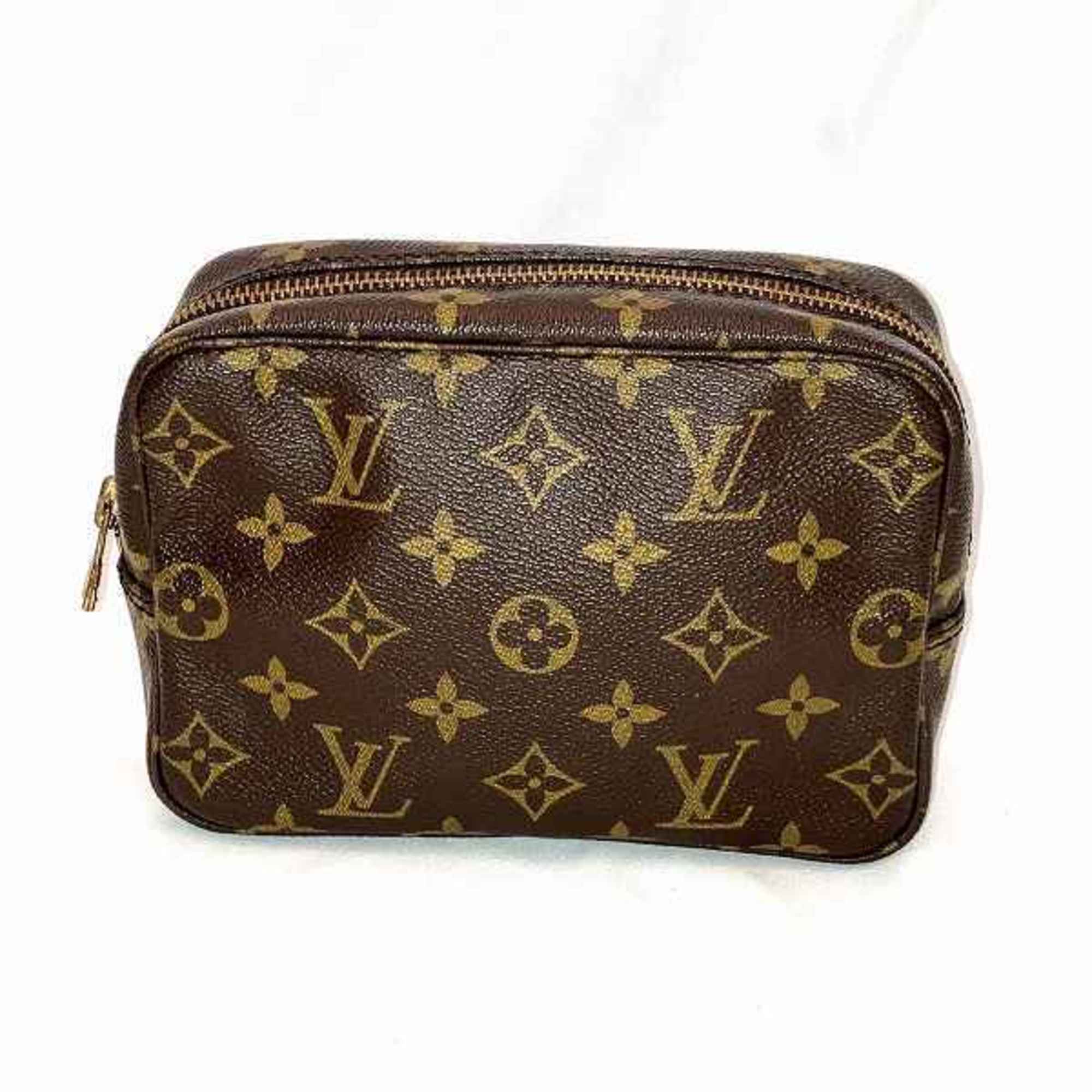 Louis Vuitton Trousse De Toilette 18  Canvas Clutch Bag