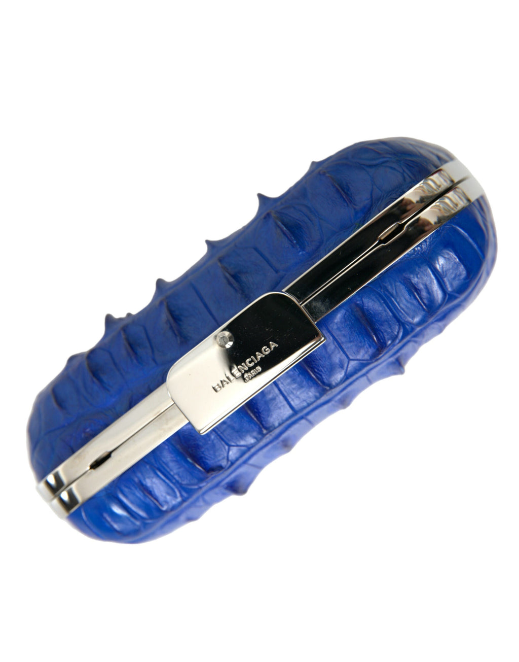 Balenciaga Electric  Crocodile Skin Women's Clutch