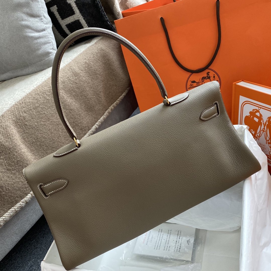 Shoulder Kelly CK37 Cream For Women Gold Color Hardware 16.5in/42cm