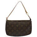 Louis Vuitton Pochette Accessoire  Canvas Clutch Bag