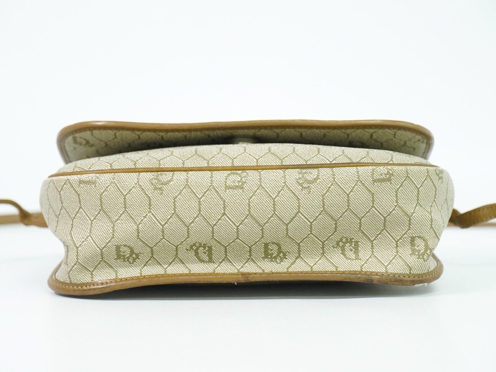 Dior Honeycomb  Canvas Shoulder Bag