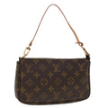Louis Vuitton Pochette Accessoire  Canvas Clutch Bag