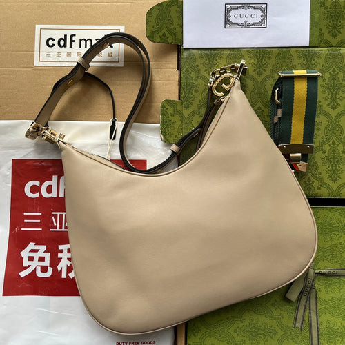 Atache Large Shoulder Bag Beige For Women, Women’s Bags 13.8in/35cm Ã¢â‚¬Å½Ã¢â‚¬Å½