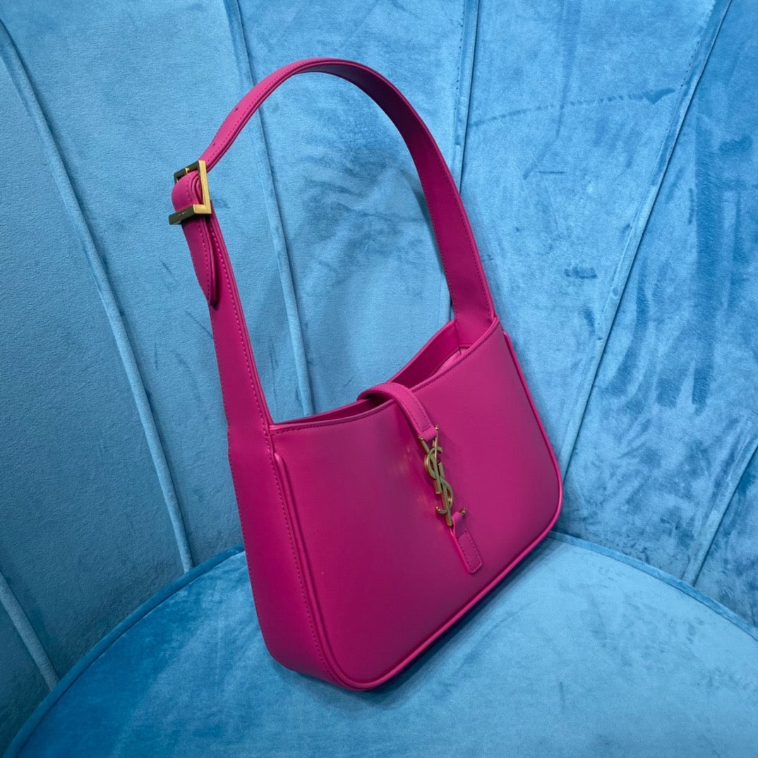 Top Quality Le 5 Ã 7 Hobo Bag In Smooth Pink For Women 9in/23cm YSL 6572282R20W5623