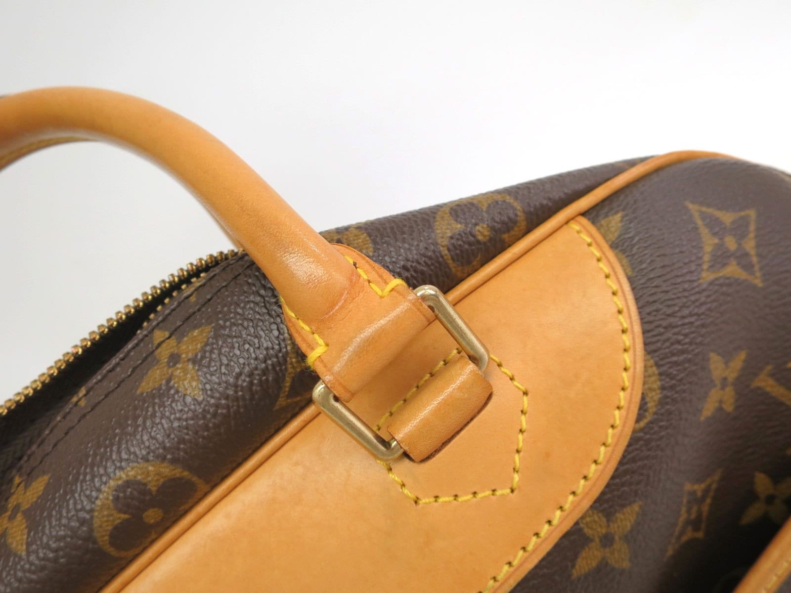 LOUIS VUITTON Bowling Vanity Deauville Monogram Hand bag