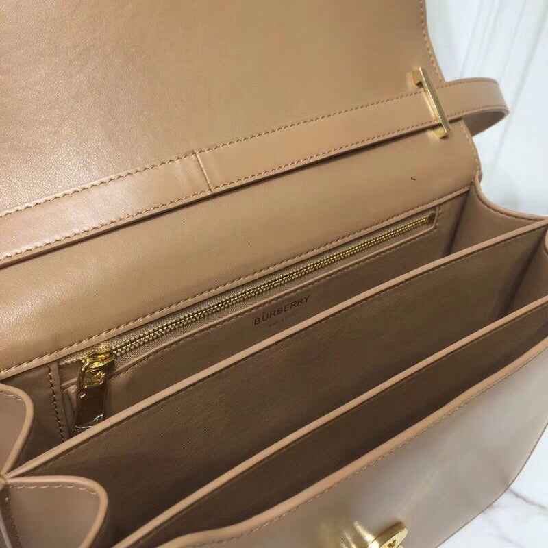 Small TB Crossbody Bag Monogram Light Brown For Women, Bags 8.3in/21cm