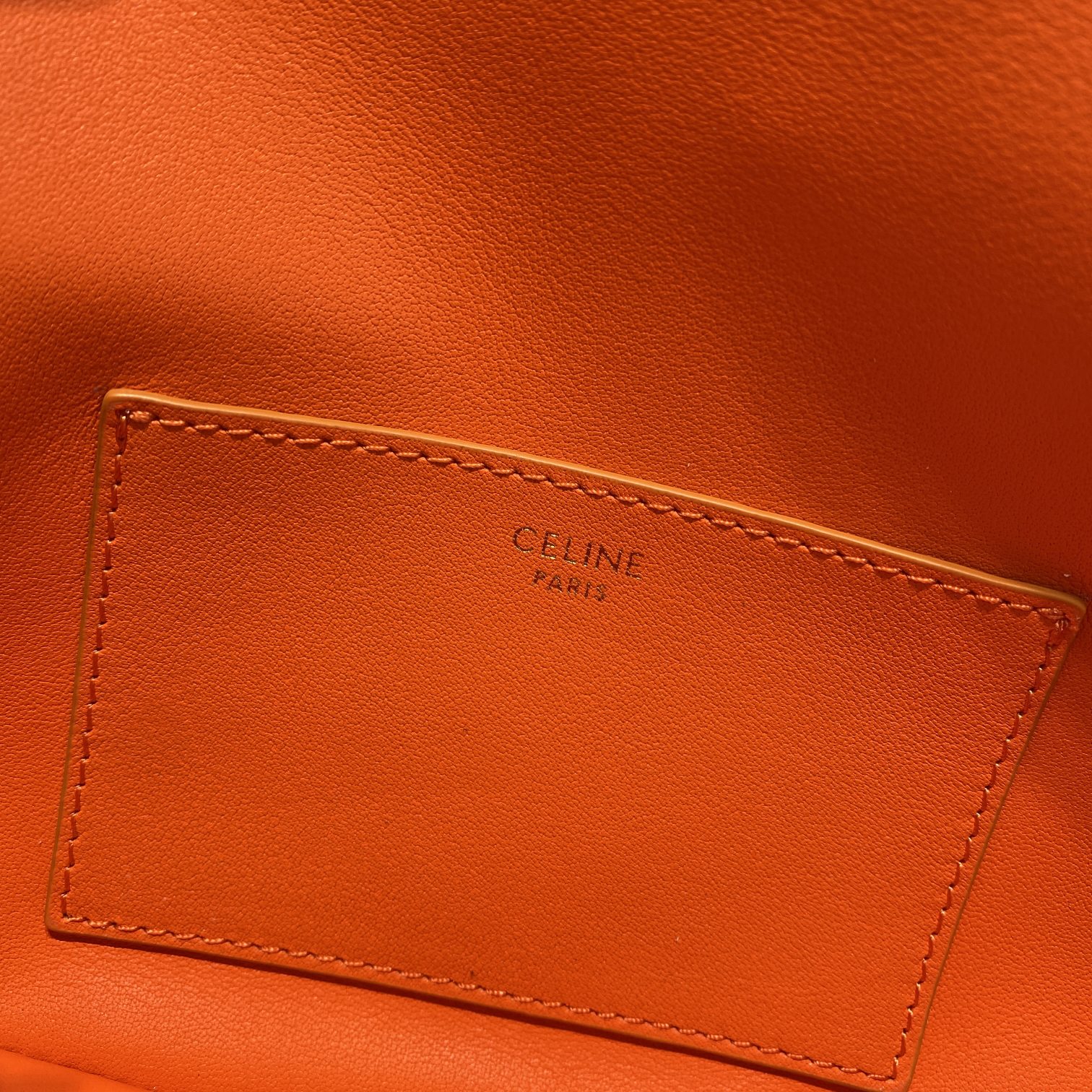 GLAMI Clutch On Strap Orange For Women 7in/18cm