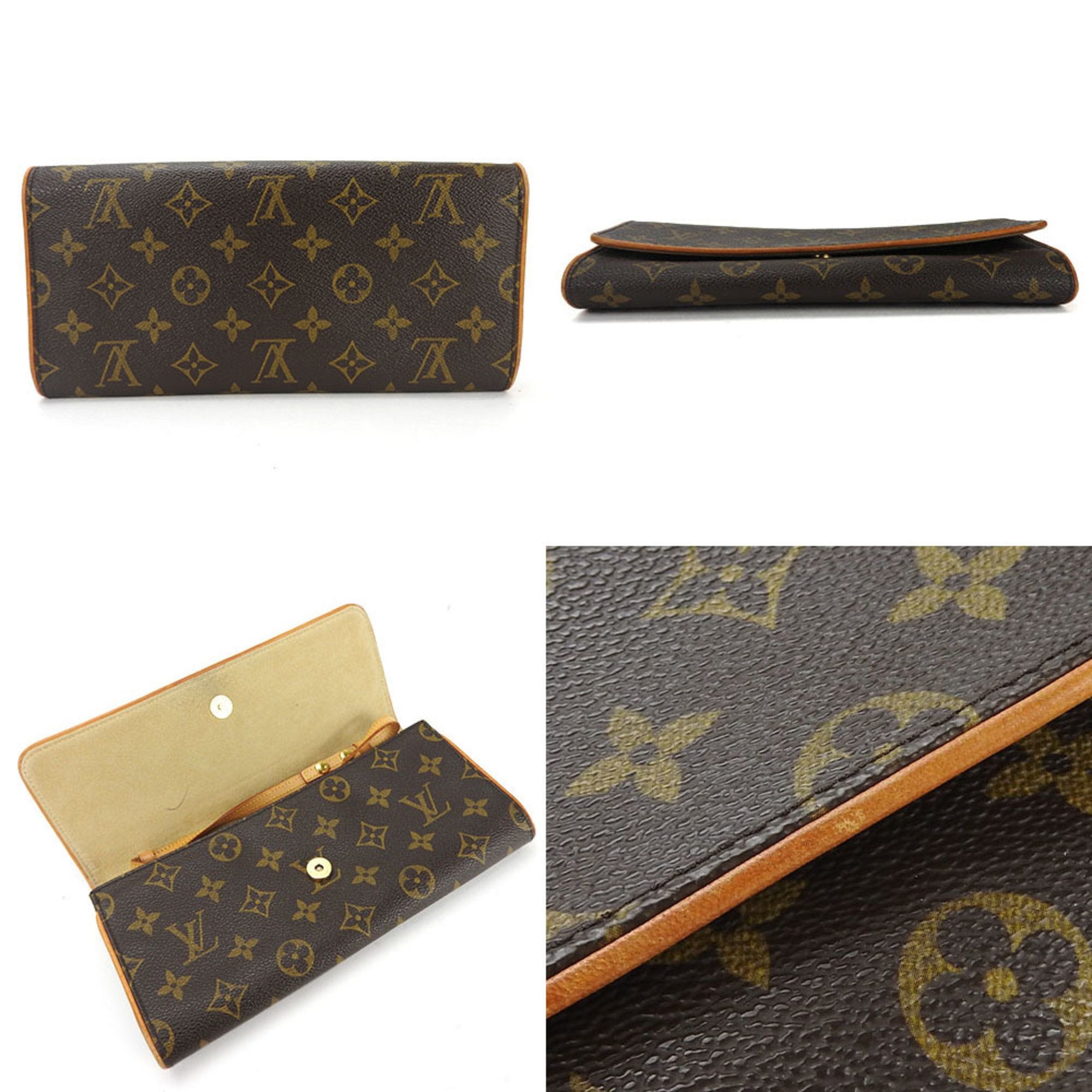 Louis Vuitton Pochette Twin  Canvas Clutch Bag