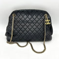 Chanel Matelasse Chain Shoulder Black Leather LA4509