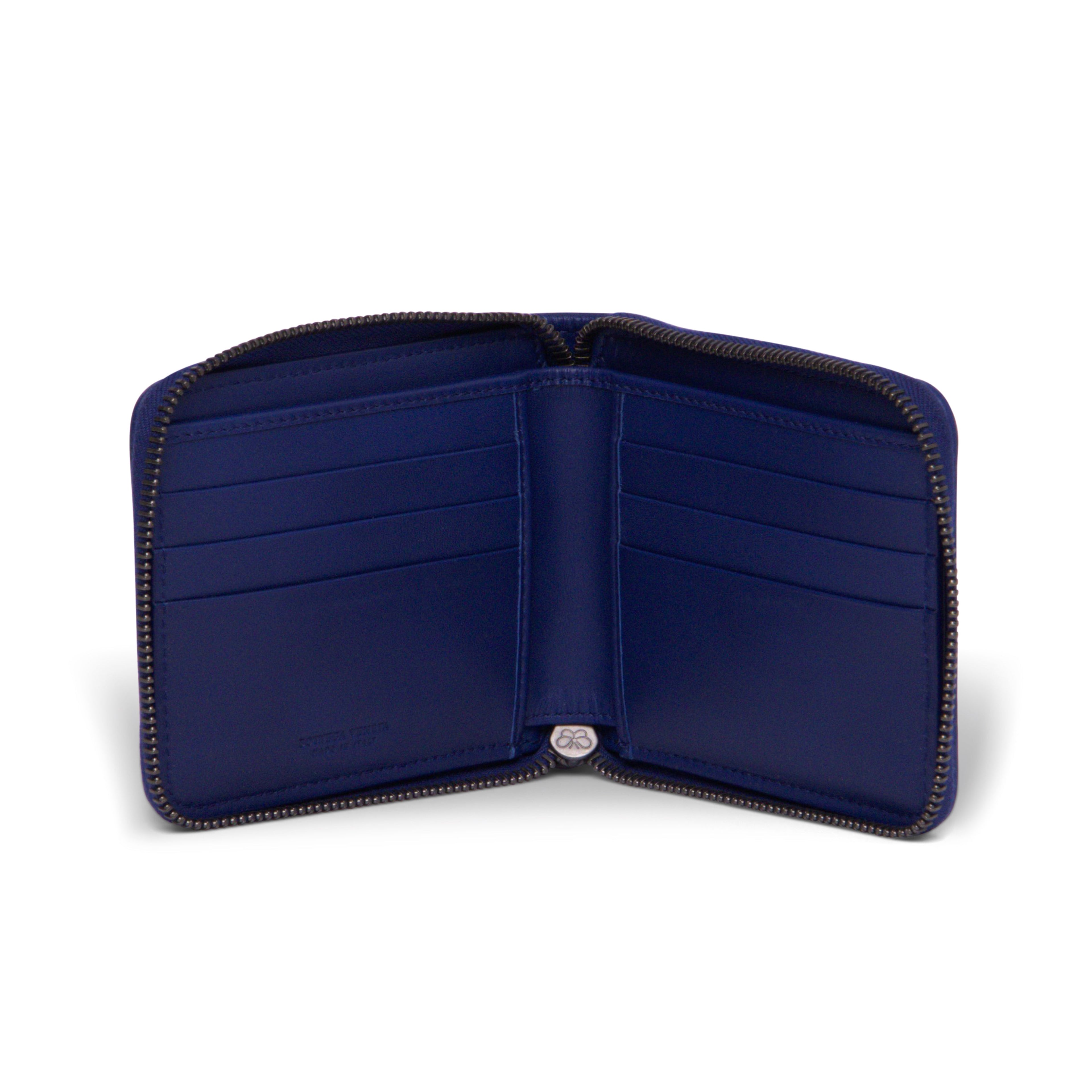 Bottega Veneta Intrecciato Zip Around Wallet