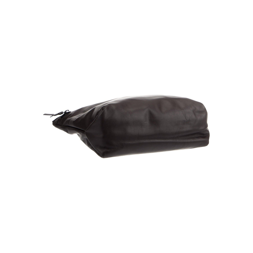 Bottega Veneta Leather Brown Zip Pouch