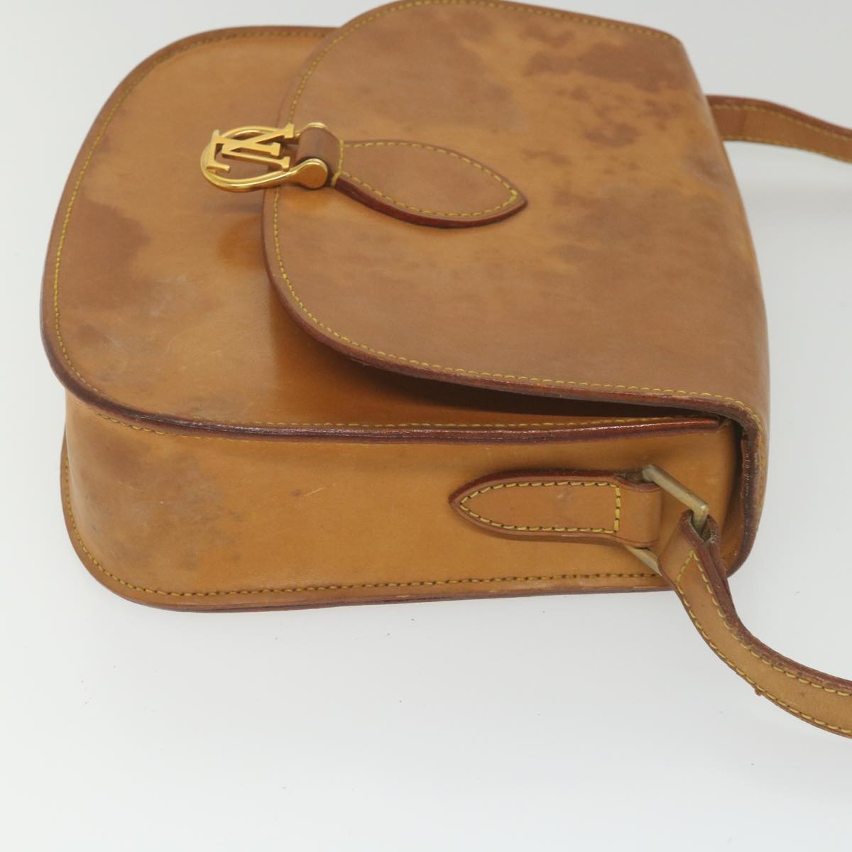 LOUIS VUITTON Nomad Saint Cloud GM Shoulder Bag Beige M52192 LV Auth bs10137