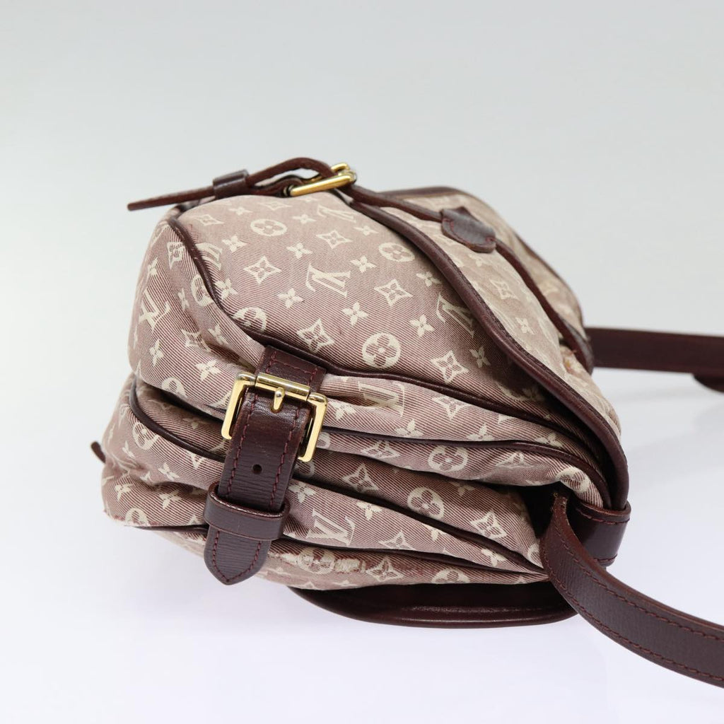 LOUIS VUITTON Monogram Idylle Saumur PM Shoulder Bag Sepia M40669 Auth bs17039
