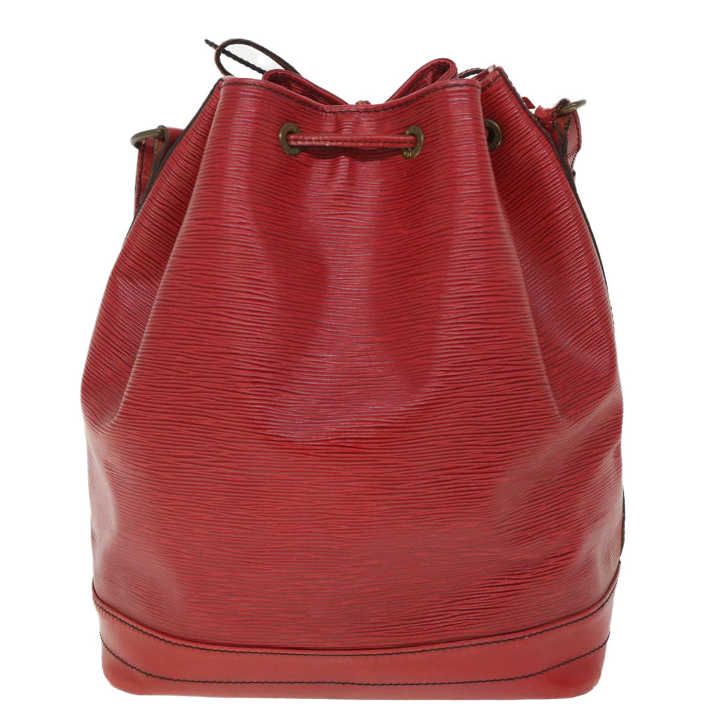 LOUIS VUITTON Epi Noe Shoulder Bag Red M44007 LV Auth bs8629