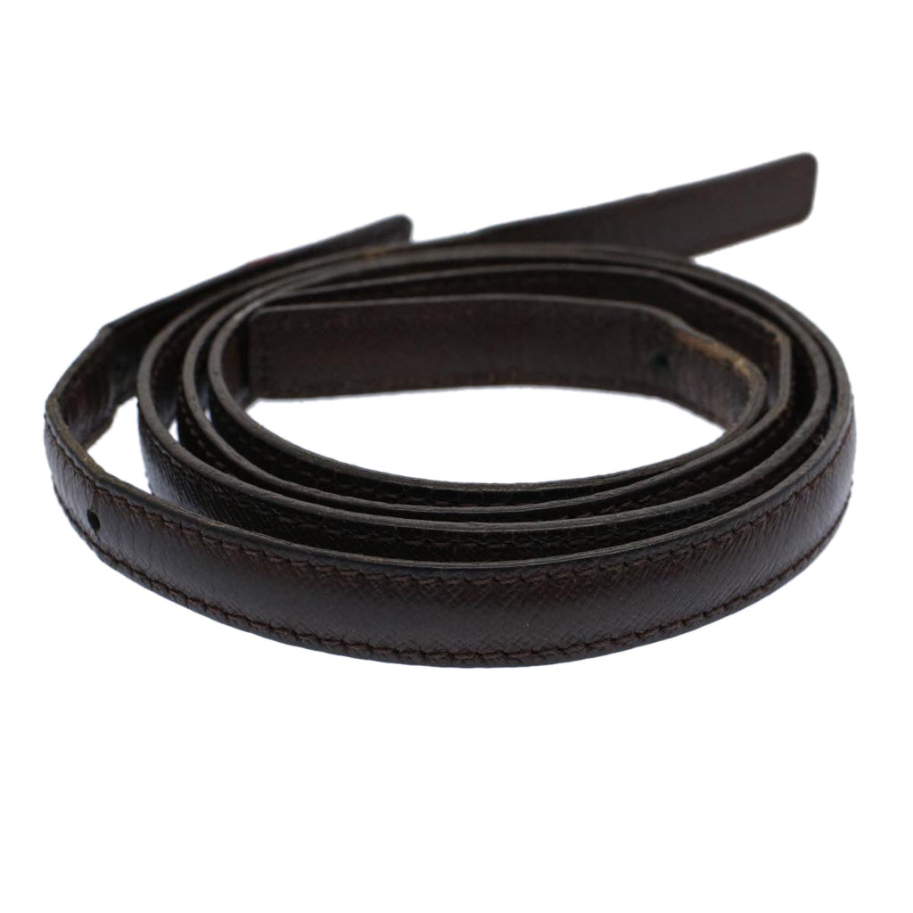 LOUIS VUITTON Shoulder Strap For Male Leather 19.7"-22" Br LV Auth bs9322