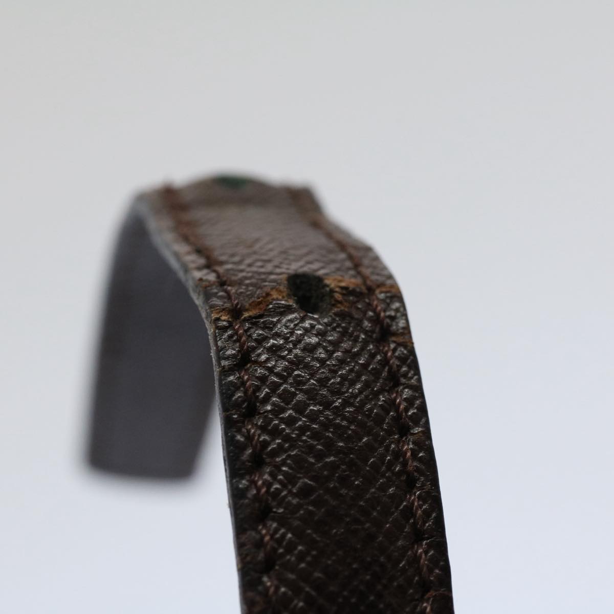 LOUIS VUITTON Shoulder Strap For Male Leather 19.7"-22" Br LV Auth bs9322