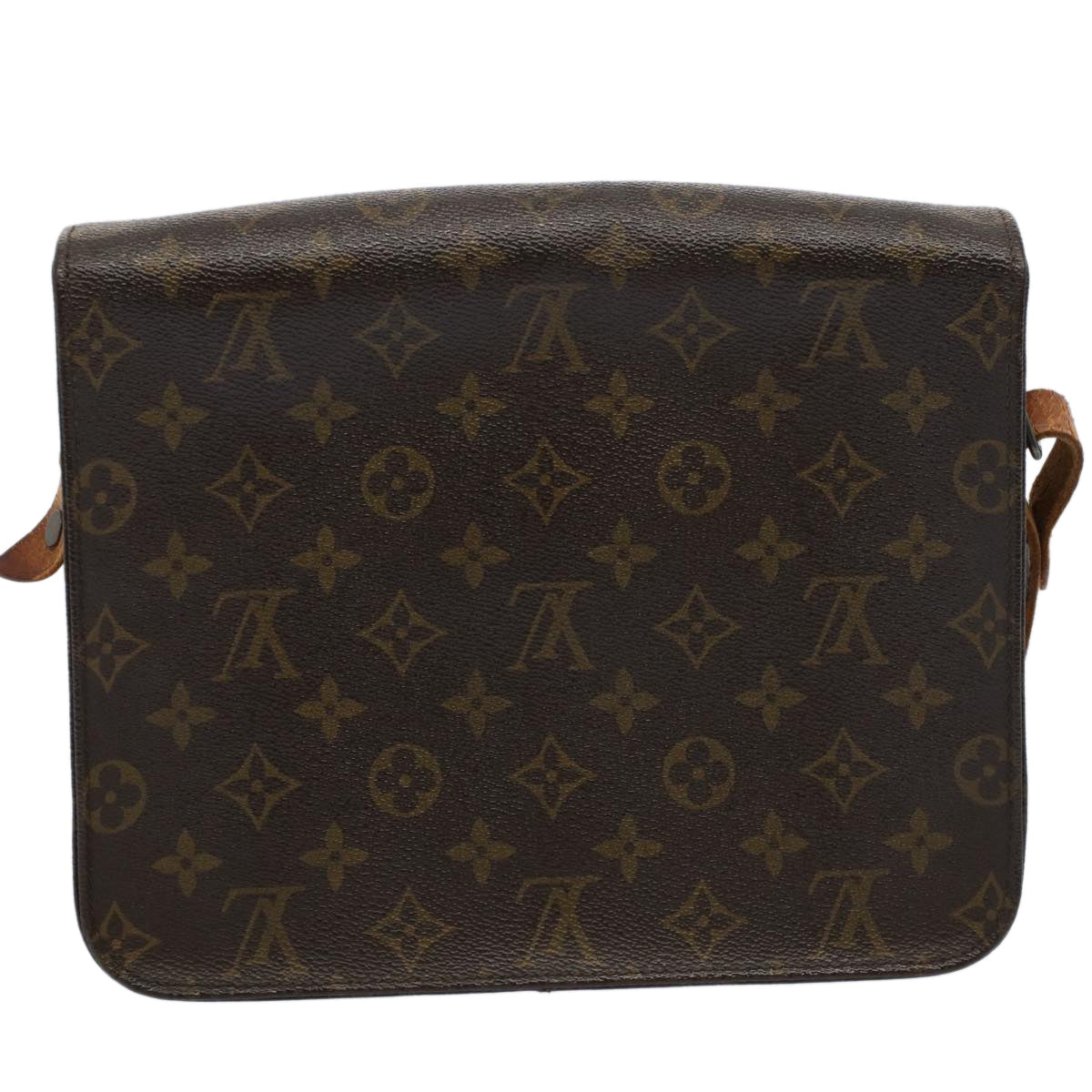 LOUIS VUITTON Monogram Cartouchiere GM Shoulder Bag M51252 LV Auth bs9772