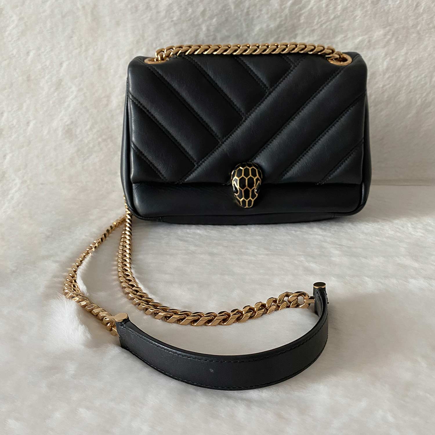 Bottega Venetalgari Serpenti Cabochon Shoulder Bag