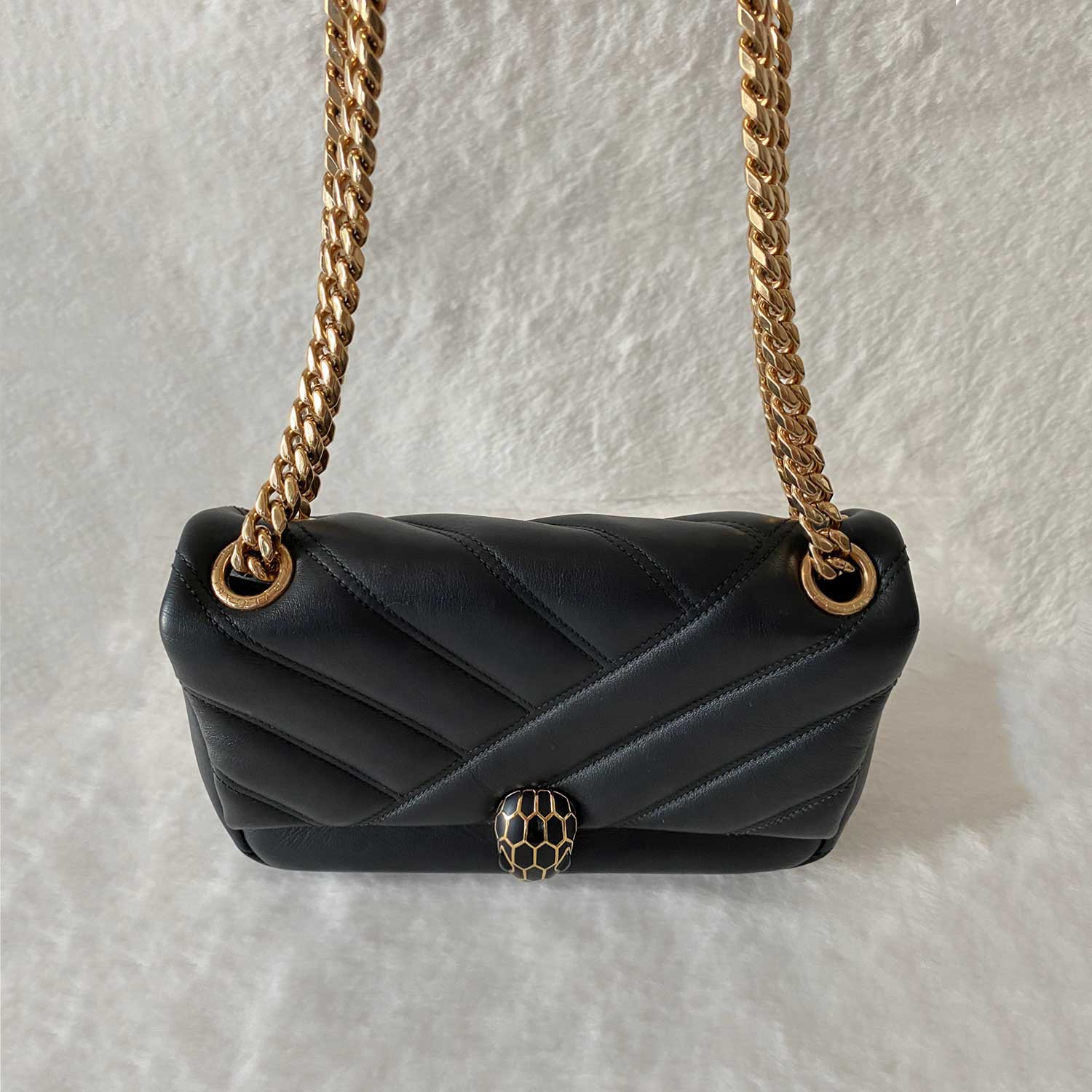 Bottega Venetalgari Serpenti Cabochon Shoulder Bag