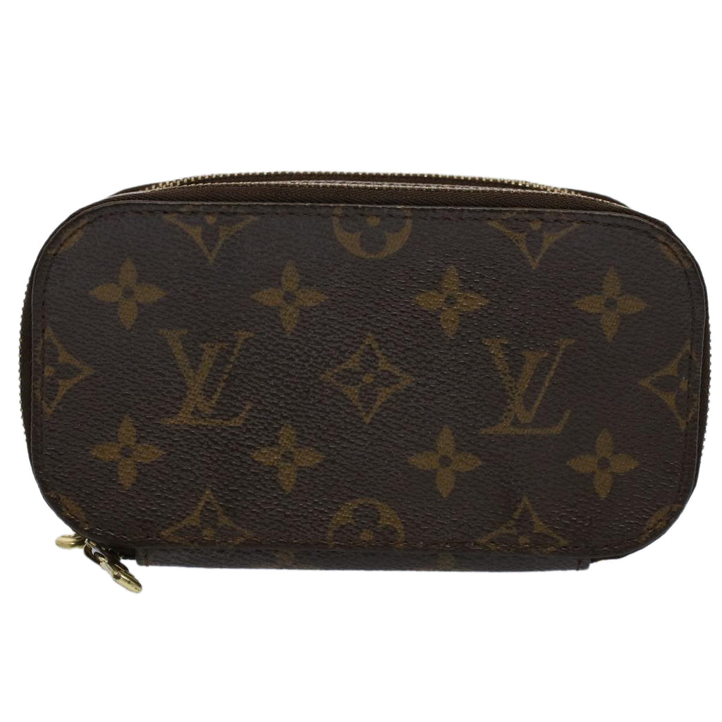 Louis Vuitton Trousse Brush Pm  Canvas Clutch Bag