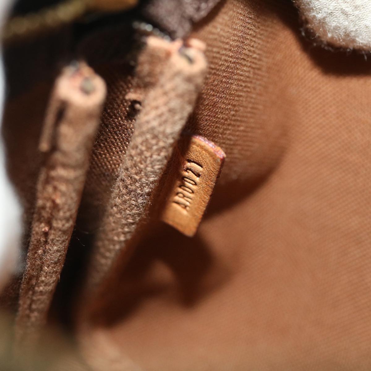 Louis Vuitton Pochette Accessoire  Canvas Clutch Bag