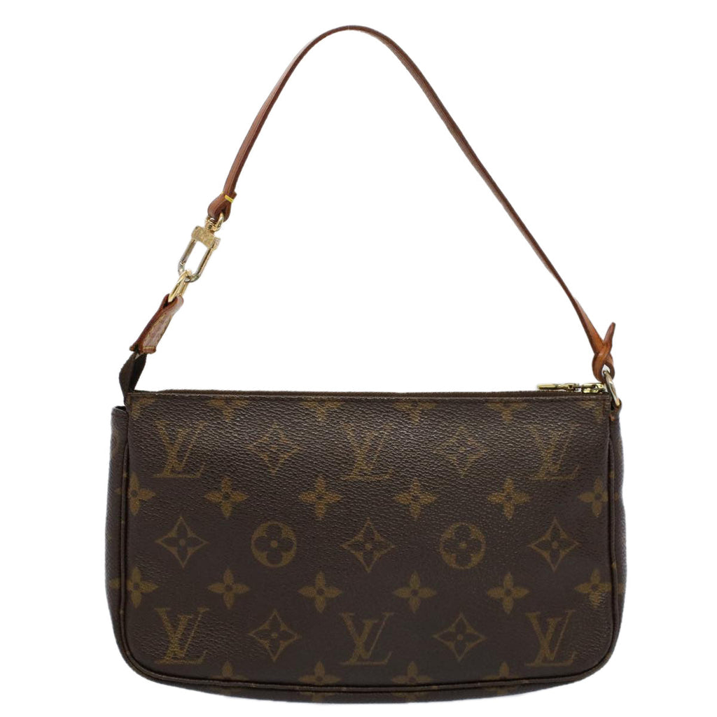 Louis Vuitton Pochette Accessoire  Canvas Clutch Bag