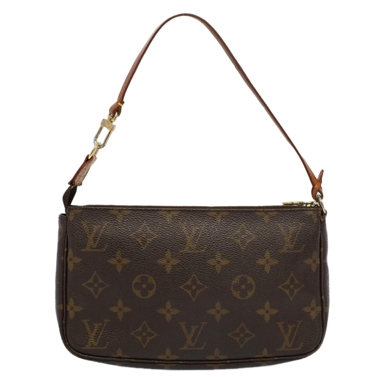 Louis Vuitton Pochette Accessoire  Canvas Clutch Bag