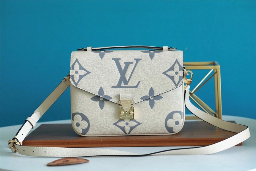 Louis Vuitton Pochette Metis Monogram Empreinte White For Women, WomenÃƒÂ¢Ã¢â€šÂ¬Ã¢â€žÂ¢s Handbags, Shoulder Bags And Crossbody Bags 9.8in/25cm Louis VuittonÃƒâ€šÃ‚Â 