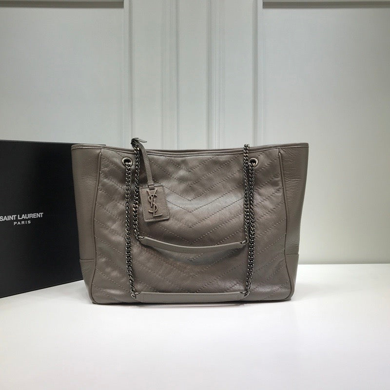 YSSL Niki Shopping Bag Dark Beige For Women 13.8in/35cm YSLÂ 