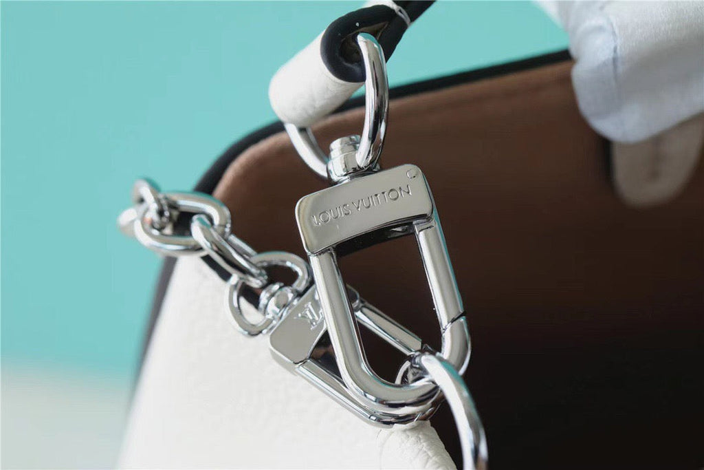 Louis Vuitton Marelle Tote MM Epi White For Women, WomenÃƒÂ¢Ã¢â€šÂ¬Ã¢â€žÂ¢s Handbags, Shoulder And Crossbody Bags 11.8in/30cm Louis Vuitton