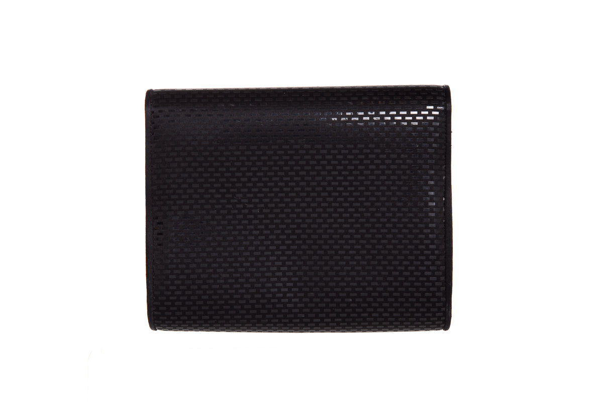 St. John Black Pattern Clutch