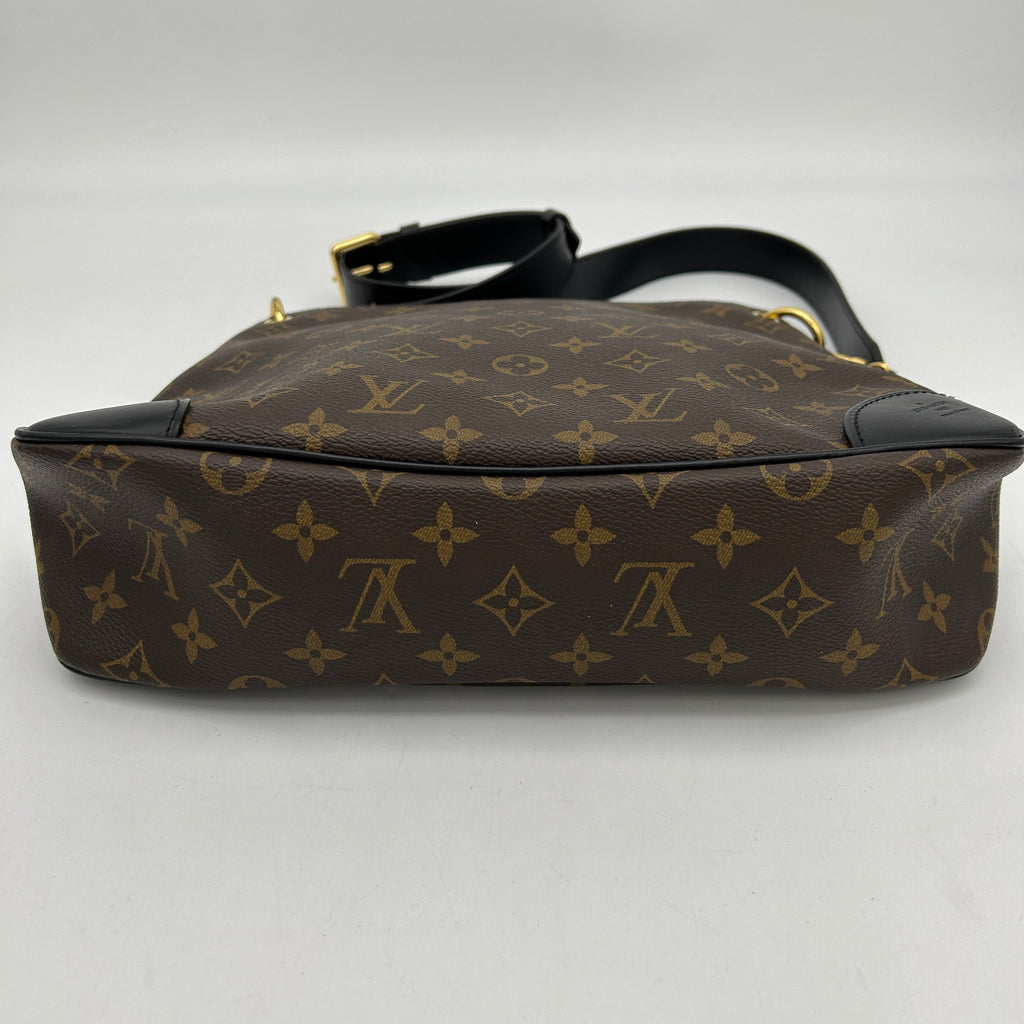 Louis Vuitton Monogram Odeon MM Brown Shoulder Bag Medium