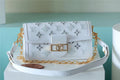 Louis Vuitton Dauphine East West Monogram White For Women,  Shoulder and Crossbody Bags 9.6in/24.5cm Louis Vuitton M20739