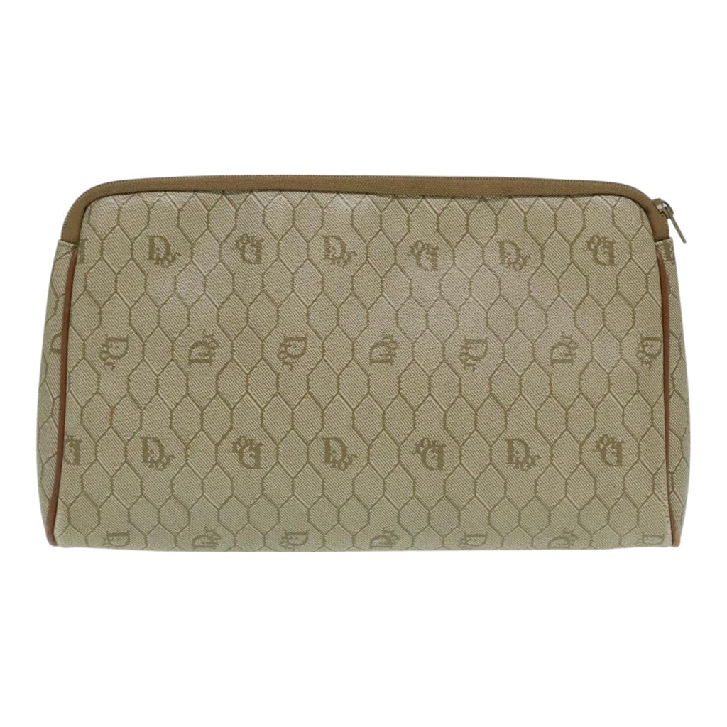 Dior Honeycomb  Canvas Clutch Bag