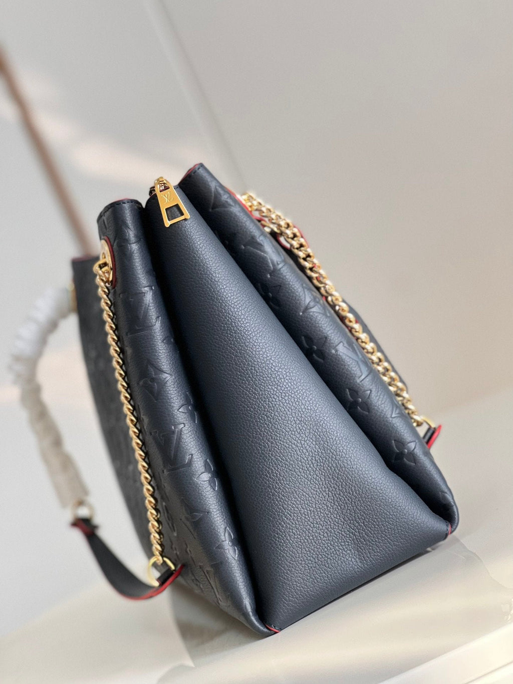 Louis Vuitton Surene MM Monogram Empreinte Black/Red For Women,  Shoulder Bags 14.6in/37cm Louis Vuitton M43759