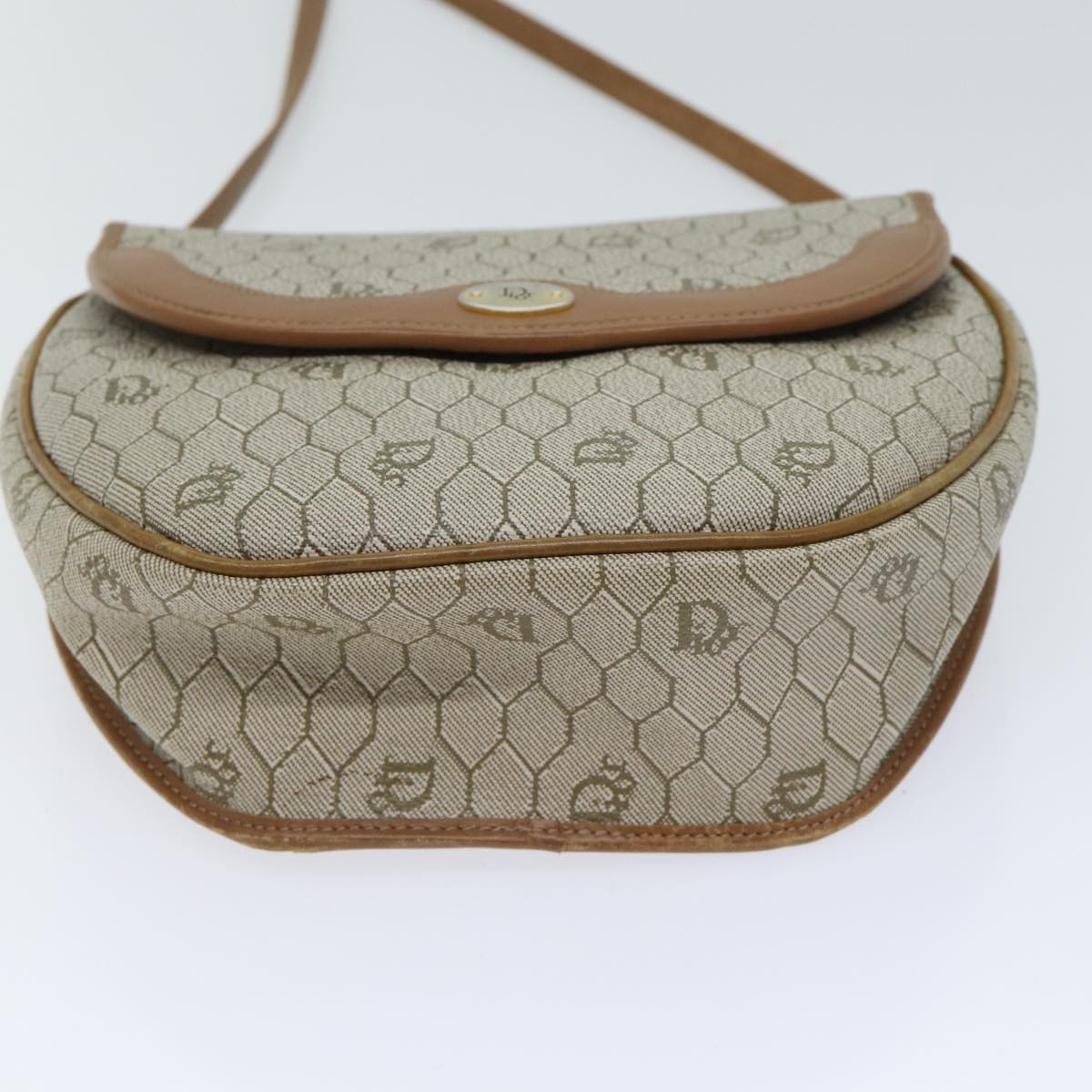 Dior Honeycomb  Canvas Shoulder Bag