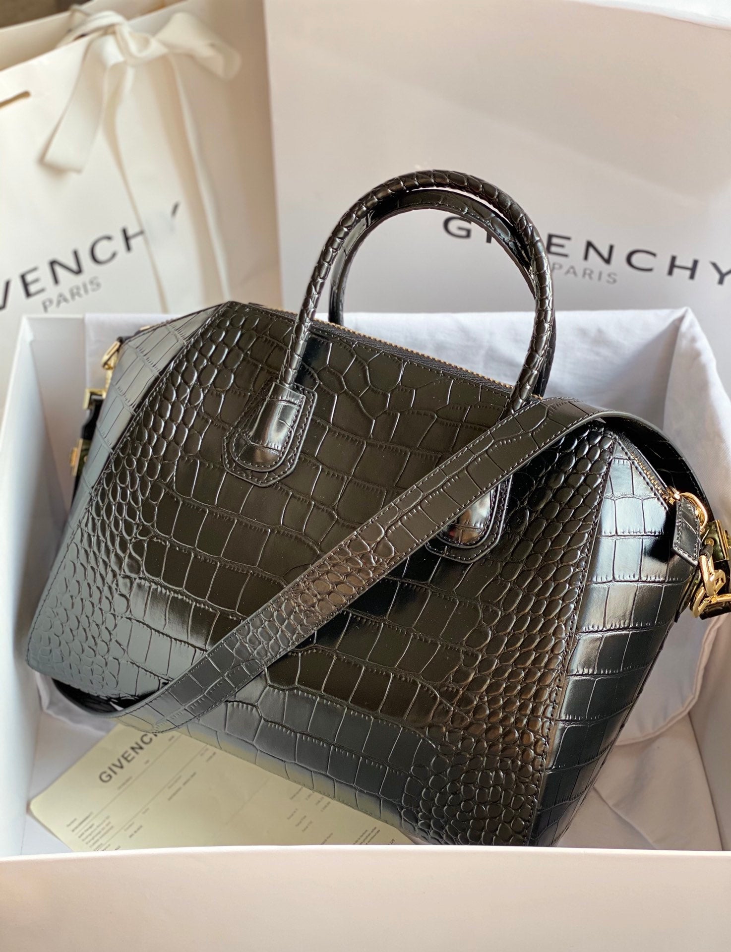 gv Antigona Bag Black For Women, Handbags, Shoulder Bags 11in/28cm GVC