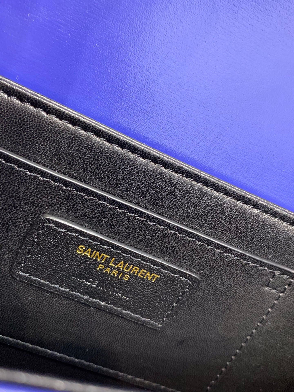 YSSL Solferino Medium Satchel In Box Navy Blue For Women 9in/23cm YSLÂ 6343050SX0W4147